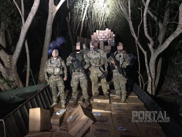 A ação ocorreu na madrugada de hoje (13). (Fotos: PF)