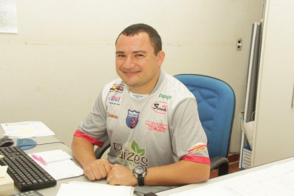  Diretor do Departamento de Esportes da Prefeitura de Nova Santa Rosa, Éder Pavão . (Foto: Assessoria)