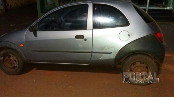 O veículo havia sido furtado na sexta-feira (16). (Foto: Marechal News)