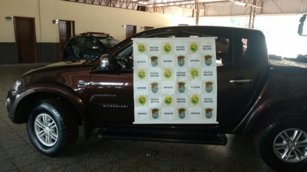 Este foi o segundo veículo recuperado neste sábado na cidade de Guaíra após denúncia anônima. (Foto: Assessoria)