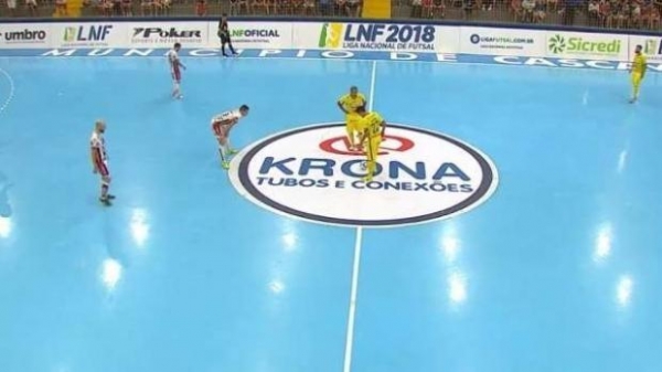 Jogo foi válido pela segunda rodada da LNF (Foto: CATVE )