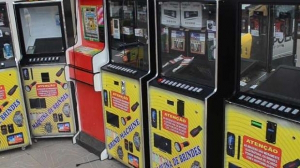 As máquinas foram apreendidas. (Foto: Catve)