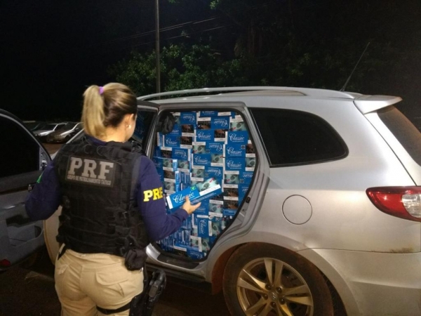 O veículo havia sido roubado em Porto Alegre. (Foto: PRF)