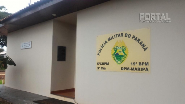 Destacamento da PM de Maripá. (Foto: Portal Nova Santa Rosa)