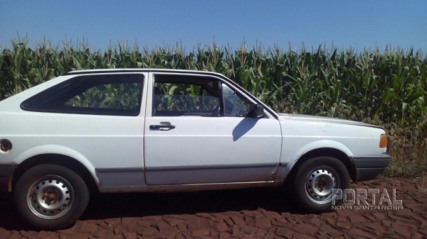 O veículo foi furtado hoje em Cascavel. (Foto: PM)