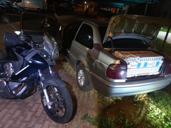 O veículo e o condutor foram detidos. (Foto: Assessoria)