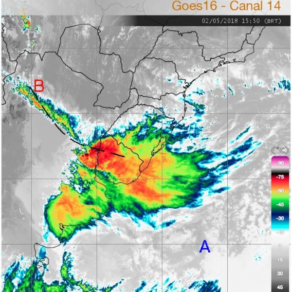A temperatura máxima para Nova Santa Rosa pode chegar aos 32 graus nesta quinta-feira (03)(Foto: Simepar)