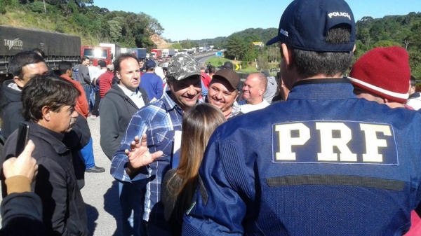 Em nenhum local há interdição total.(Foto:PRF)