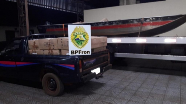 Dois elementos foram detidos. (Fotos:Assessoria)