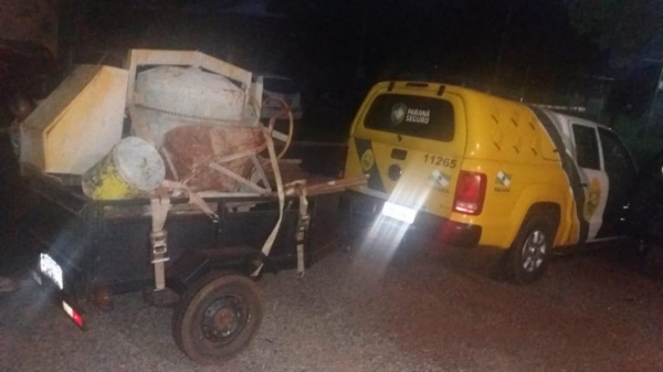 Após pesagem a droga totalizou 415kg. (Fotos: PM)