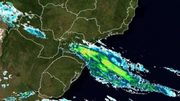 Cascavel amanheceu com uma nebulosidade variada. (Foto: Simepar)