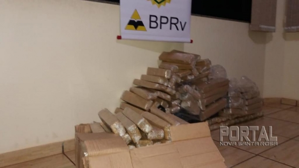 A droga foi encaminhada para Guaíra. (Foto: Marcio Cerny)