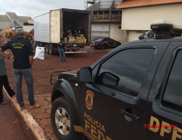 A operação foi acompanhada por forte esquema de segurança. (Foto: PF)