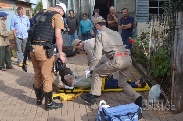 O medico relatou que a idosa sofreu lesões graves no crânio, região da nuca e face. (Foto: Bogoni)