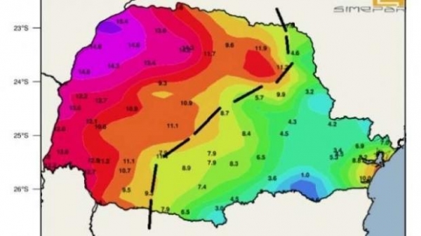 Para Nova Santa Rosa a temperatura máxima deve chegar aos 23°C e a mínima 13°C. (Foto: Simepar)
