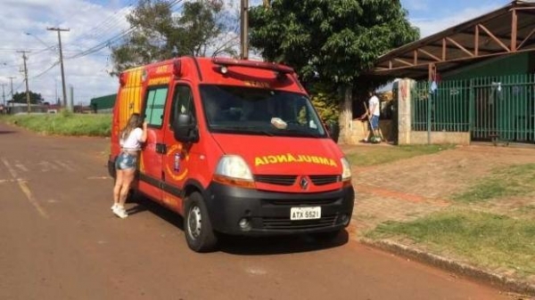 Adolescente de 17 anos foi encaminhada para o Hospital Universitário.(Foto: Catve)