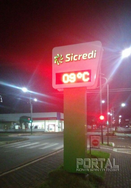 O registro foi feito por um internauta. (Foto: Colaborador)