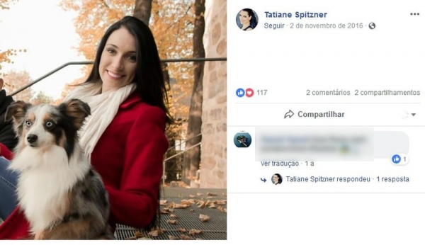 Advogada Tatiane Spitzner foi encontrada morta em Guarapuava (Foto: Reprodução/Facebook)