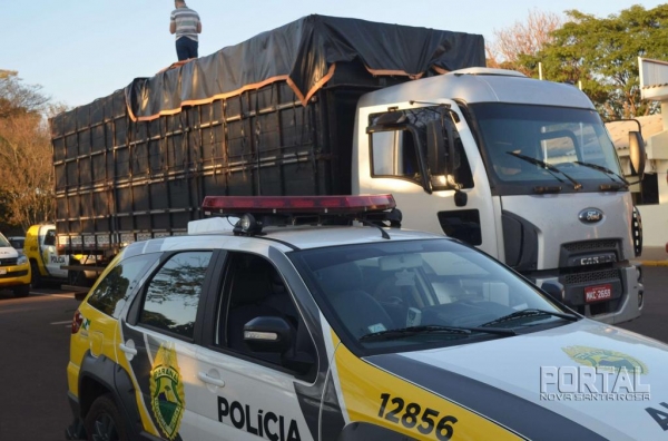 A carga seria entregue no Rio Grande do Sul. (Fotos: Bogoni/Radar B.O.)