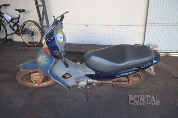A moto foi furtada dia 06 deste mês. (Foto: Bogoni/Radar B.O.)