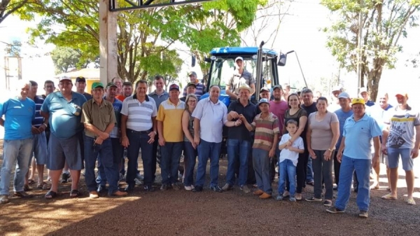 O presidente da Associação de Moradores da Linha São José, Ari Notter, afirma que é um ótimo benefício (Foto: Divulgação )