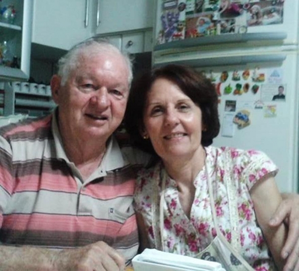 Mauro e a esposa Maria Inês Benvenho (Foto: Divulgação )