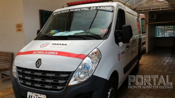 O idoso foi transferido para Marechal Rondon. (Foto: Portal Nova Santa Rosa)