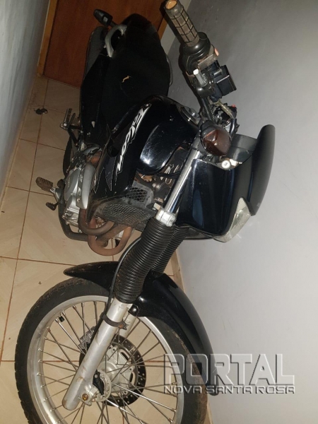 Se alguém conhecer o dono desta motocicleta, entre em contato com a Polícia.(Foto: Divulgação)