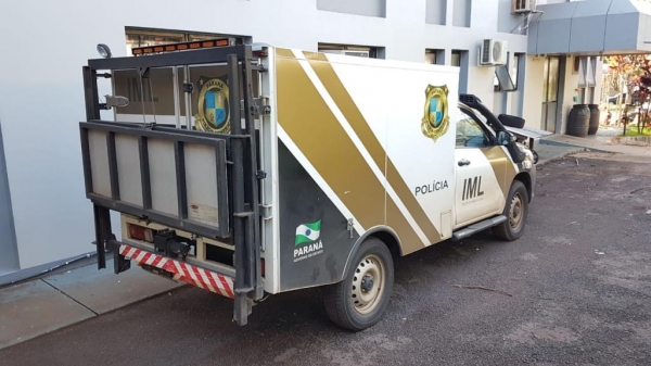 O corpo foi trazido a Cascavel no final da madrugada. (Foto: CGN)
