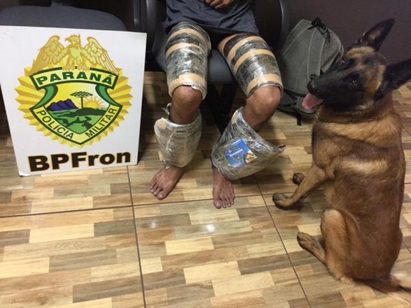 O jovem de 28 anos foi preso. (Foto: BPFRON)