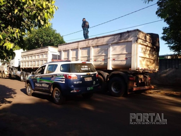 Uma pessoa foi presa. (Foto:PM)