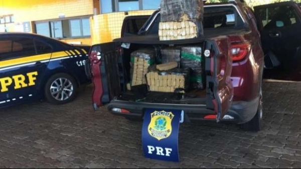 O condutor fugiu. (Foto: PRF)