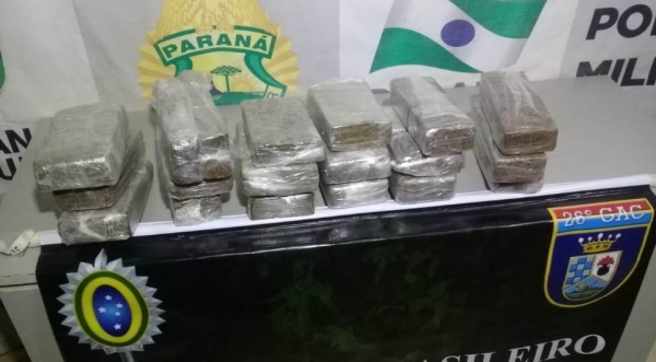 A apreensão faz parte da Operação Ágata realizada pelo Exército em Rodovias Federais. (Foto: Tarobá News)