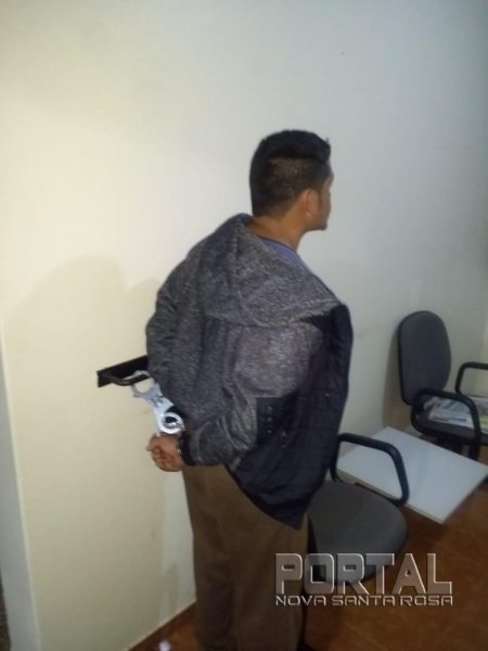 O elemento foi preso. (Fotos: PM)