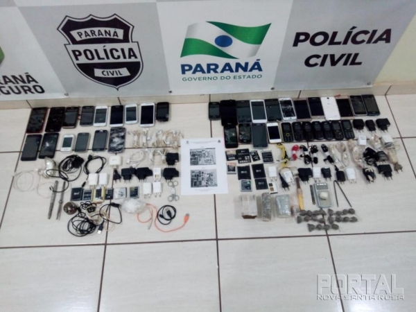 Material apreendido. (Foto: Polícia Civil)