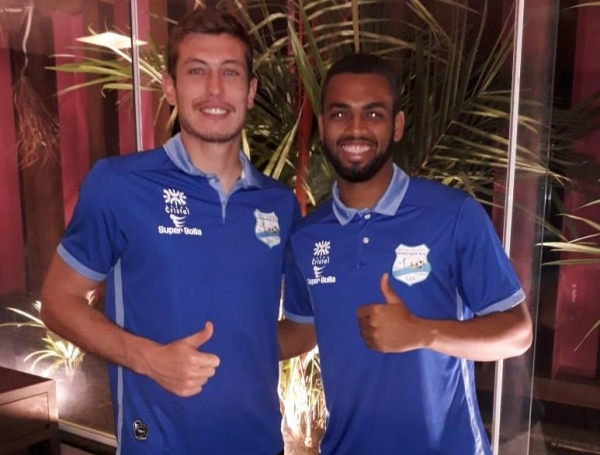 Matheys Kayser e Gabriel (Foto: Divulgação/Grêmio Anápolis)