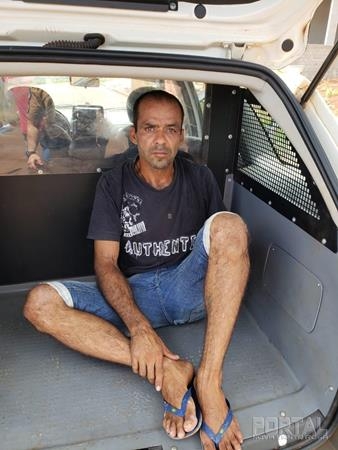 O rondonense mesmo com várias passagens na polícia estava a solta nas ruas da cidade. (Foto: PM)