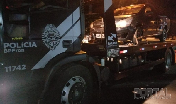 O veículo foi roubado em setembro na cidade de Londrina. (Foto: BPFron)