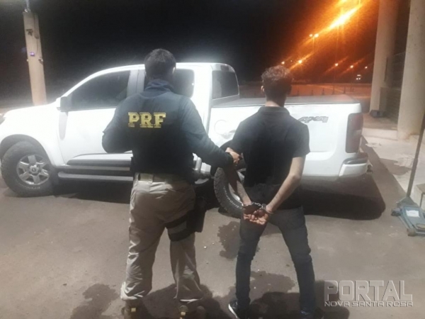 Uma pessoa foi detida. (Foto: PRF)