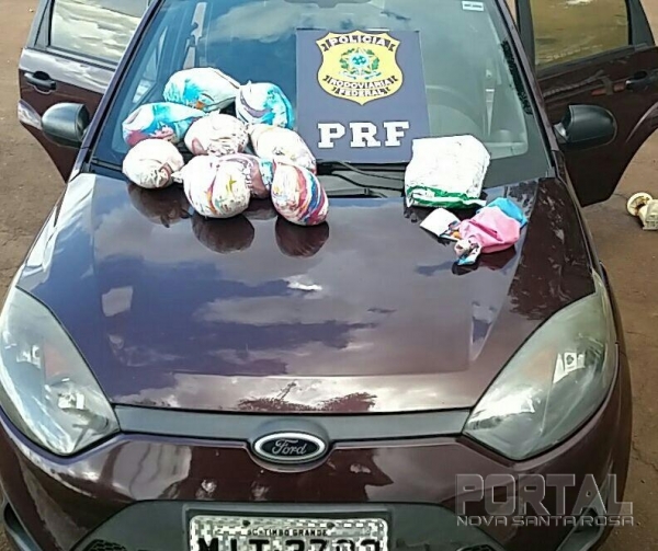 O rapaz apresentou nervosismo no momento da fiscalização.(Foto: PRF)