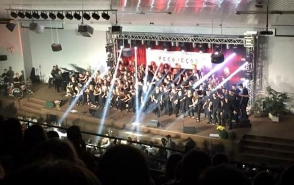 Evento em 2018 – ensaio e apresentação do espetáculo Recomeços. (Foto: Assessoria)