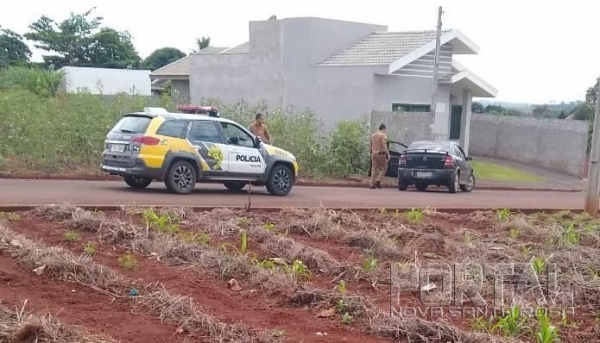 Momento da abordagem. (Foto: Colaborador)