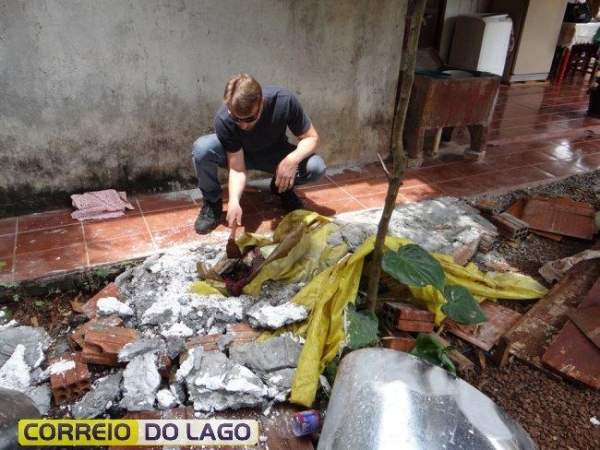 Imagens onde irão foi achada morta. (Foto: Correio do Lago)