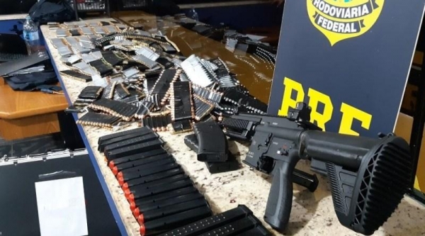 As pistolas são de origem turca, argentina, austríaca e norte-americana (Foto: PRF )