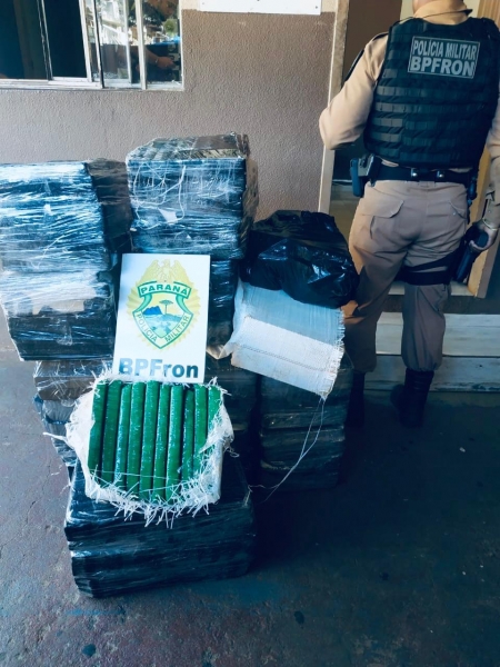 Cinco pessoas foram presas. (Foto: BPFron)