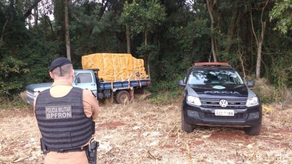 O condutor fugiu. (Foto: BPFron)