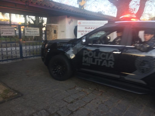 Operação foi deflagrada pela PM com o apoio do Gaeco. (Foto: Divulgação)
