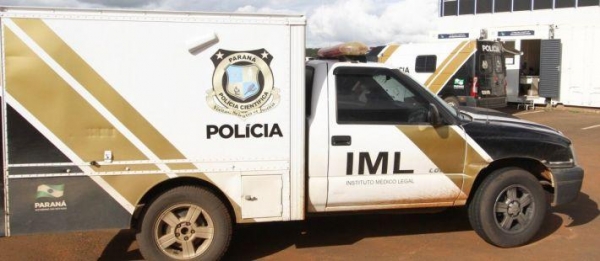 Corpo da vítima foi encaminhado ao IML de Ponta Grossa (foto)