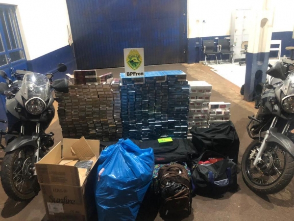 Imagens do resultado da operação. (Fotos: Divulgação BPFron)