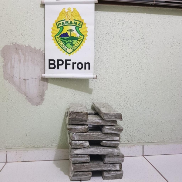 O destino da droga seria Porto Alegra. (Foto: BPFron - Divulgação)